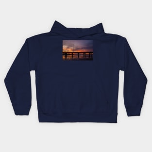 Rosebud Pier, Rosebud, Mornington Peninsula, Victoria, Australia Kids Hoodie